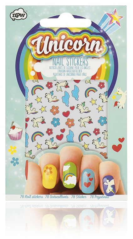 Nageldekoration Enhörning